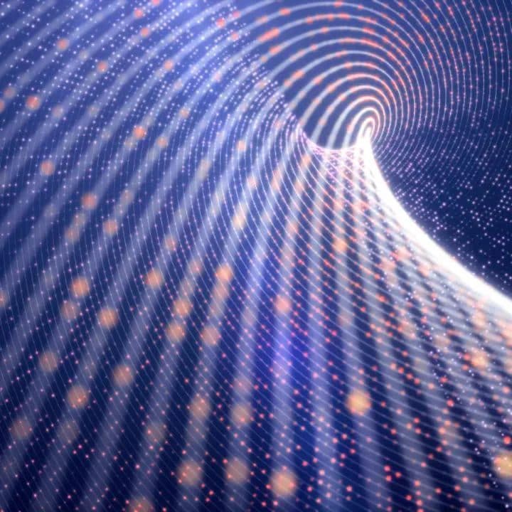 A swirly digital backdrop